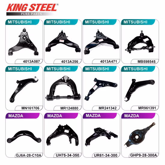 Kingsteel 自動車サスペンション部品フロントコントロールアーム右下右下左上トヨタハイエースハイラックス三菱 L200 ヒュンダイマツダジムニーフォード